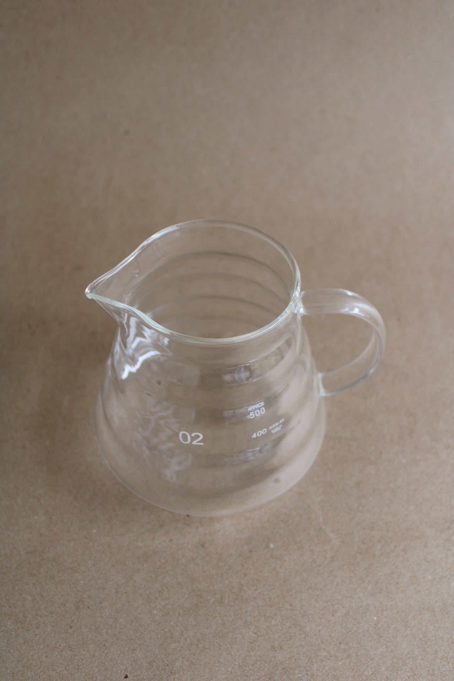 JARRA PARA CAFÉ EN VIDRIO 500ml