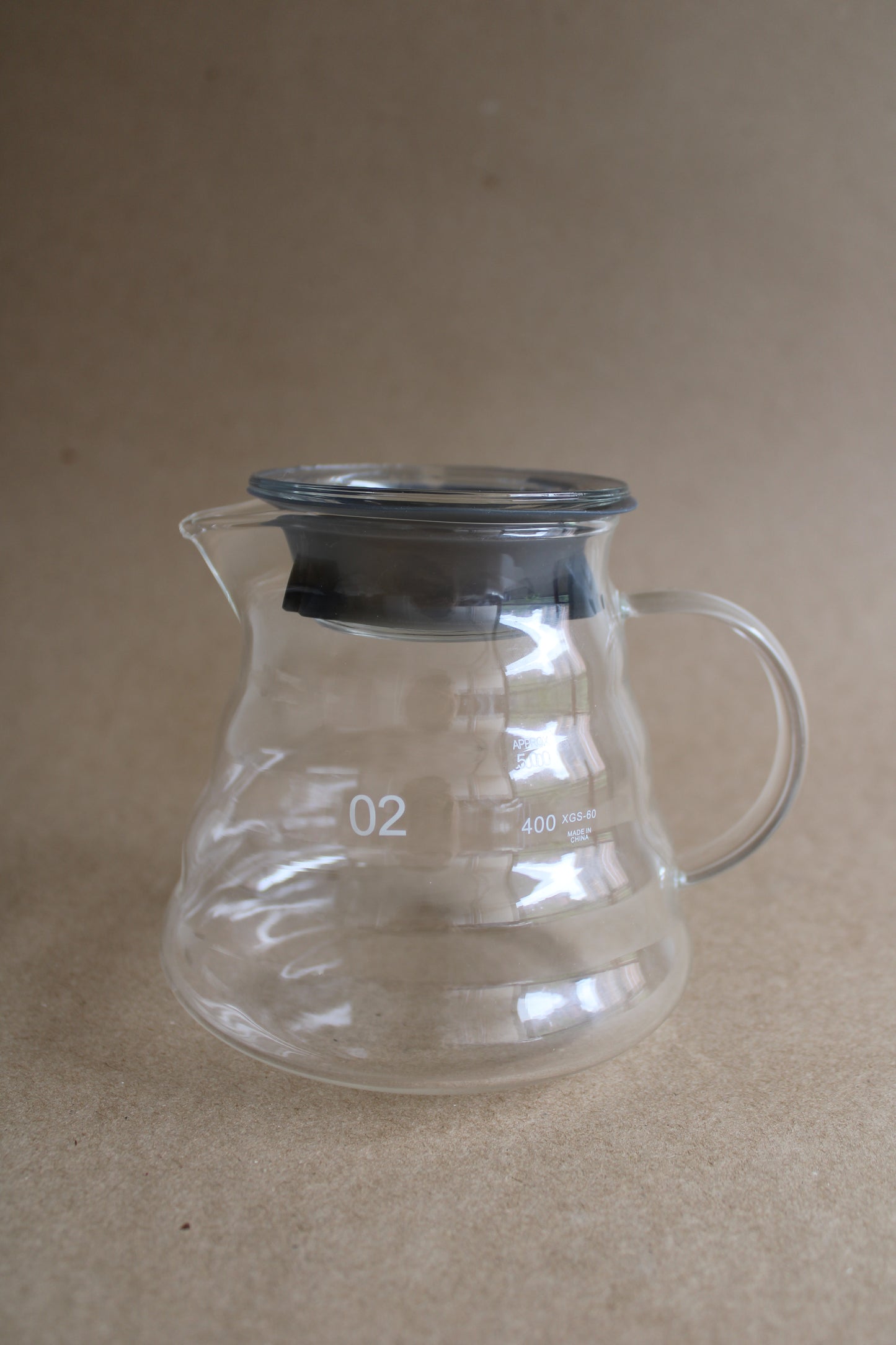 JARRA PARA CAFÉ EN VIDRIO 500ml