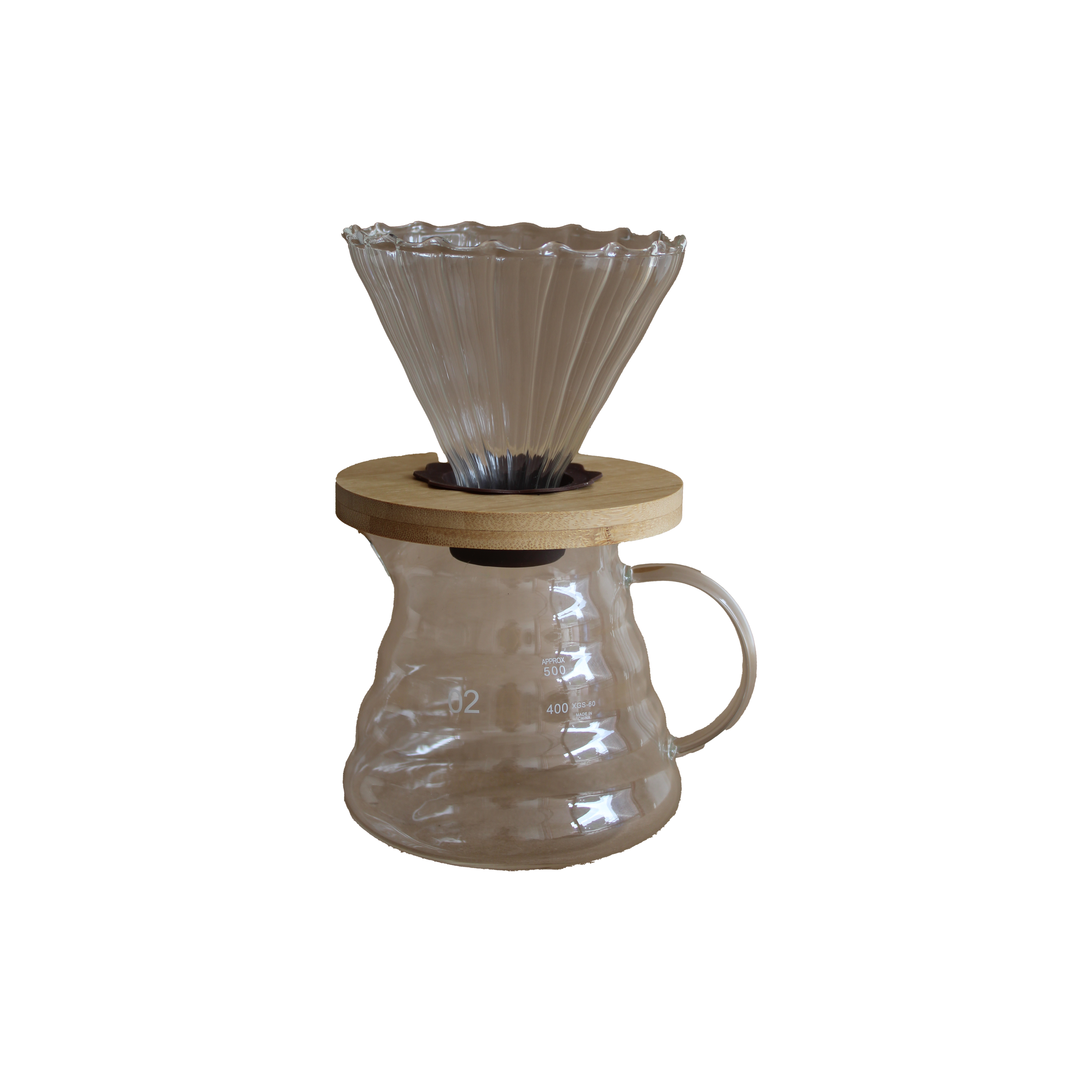 COMBO GOTEO: SET DRIPPER V60 + JARRA + FILTROS